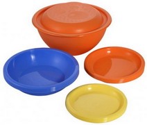 Набор посуды пластиковый Мартика "Дачный", на 4 персоны